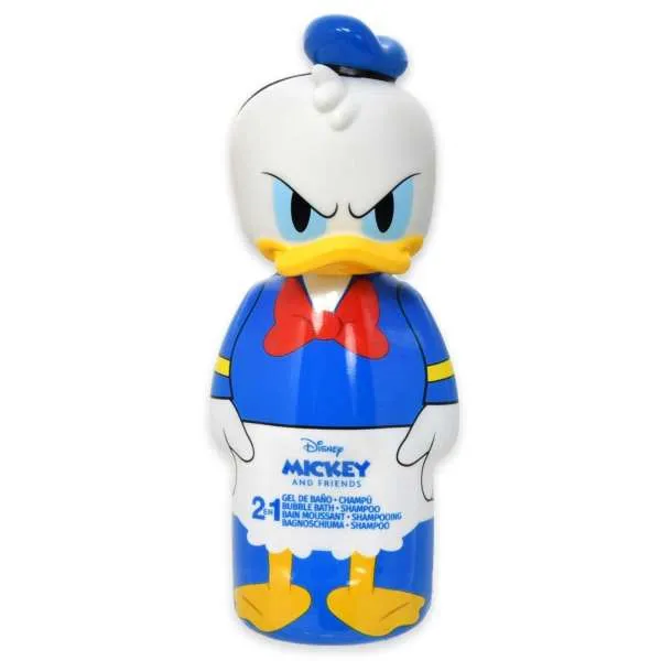KIDSOAP Paperino Shower Gel 2in1 con Ventosa per Bambini - 300ml - MegaPrezzo
