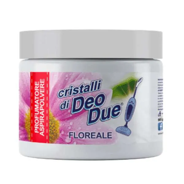 DEO DUE Deo Due Cristalli Profumati per Aspirapolvere 500gr - Floreale - MegaPrezzo