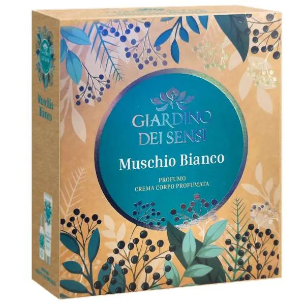 GIARDINO DEI SENSI Giardino Dei Sensi Cofanetto con Profumo e Crema - Muschio Bianco - MegaPrezzo