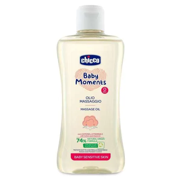 CHICCO Chicco Baby Moments Olio Massaggio - 200ml - MegaPrezzo