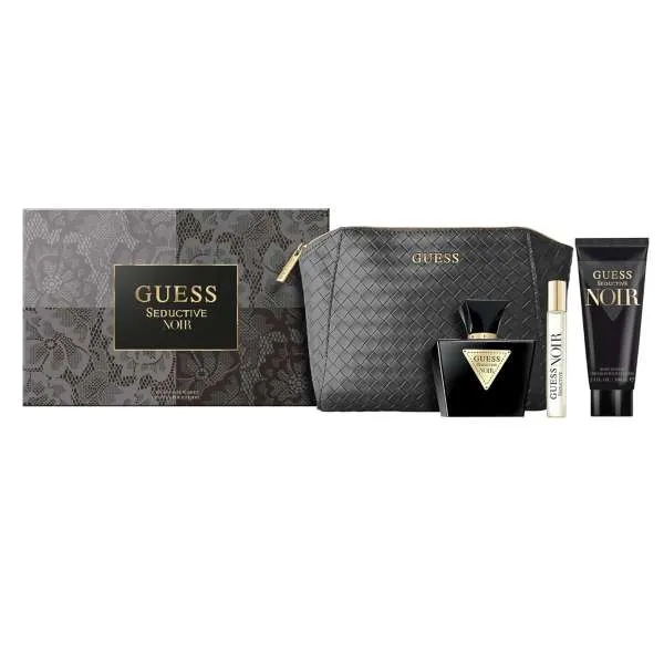 GUESS Guess Seductive Noir Cofanetto con EDT Body Lotion e Pochette - MegaPrezzo