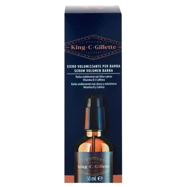 GILLETTE Gillette King Siero Volumizzante per Barba - 50ml - MegaPrezzo