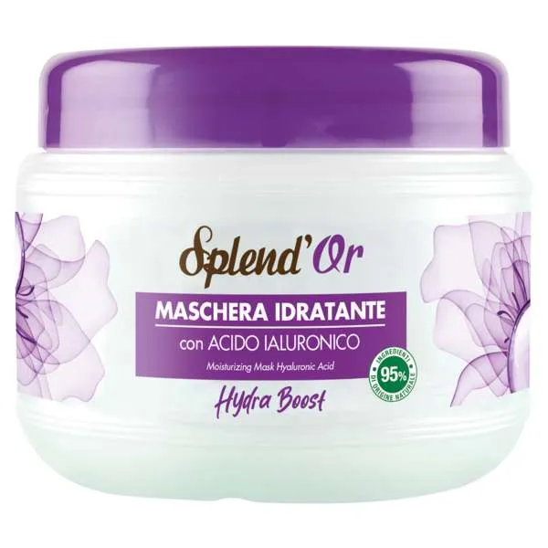 SPLENDOR Splendor Maschera Idratante Hydra Boost 500ml - Acido Ialuronico - MegaPrezzo