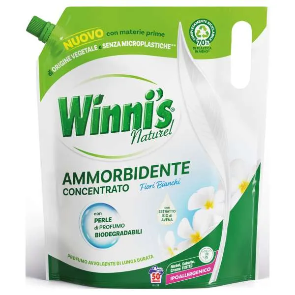 WINNI'S Winni's Ammorbidente Concentrato 1250ml - Fiori Bianchi - MegaPrezzo