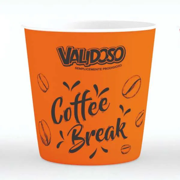 VALIDOSO Validoso Bicchierini per Caffè 75ml 50pz - Arancione - MegaPrezzo