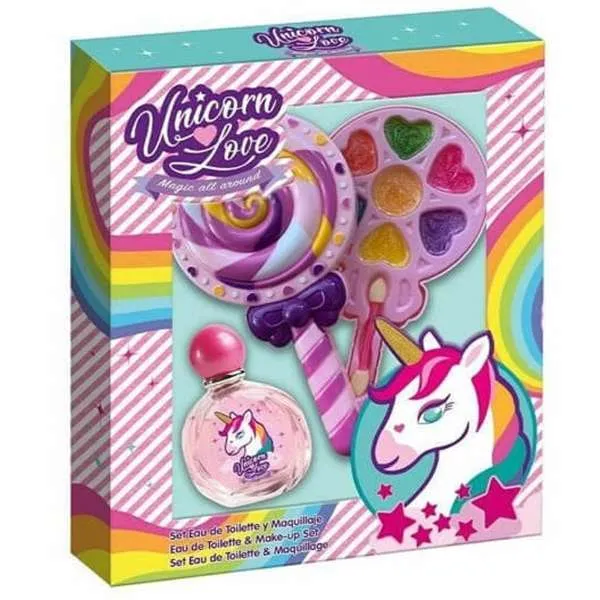 KIDSOAP Unicorn Love Cofanetto con Profumo EDT e Trucchi Viso - MegaPrezzo