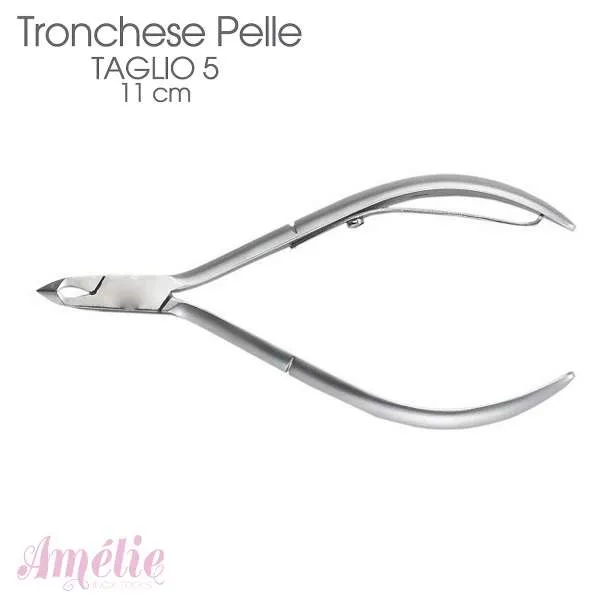 AMELIE Amelie Tronchese Pelle Acciaio Inox - 11cm Taglio 5 - MegaPrezzo