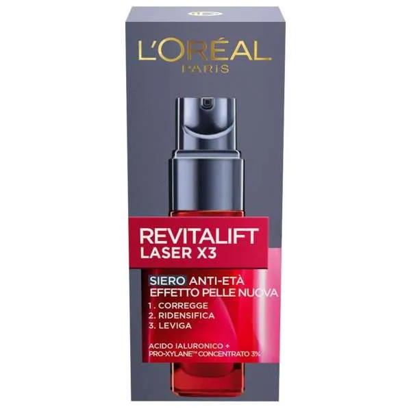 LOREAL PARIS Loreal Paris Revitalift Laser X3 Siero Anti-età - 30ml - MegaPrezzo