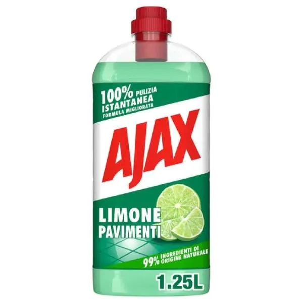 AJAX Ajax Detersivo Pavimenti 1250ml - Limone - MegaPrezzo