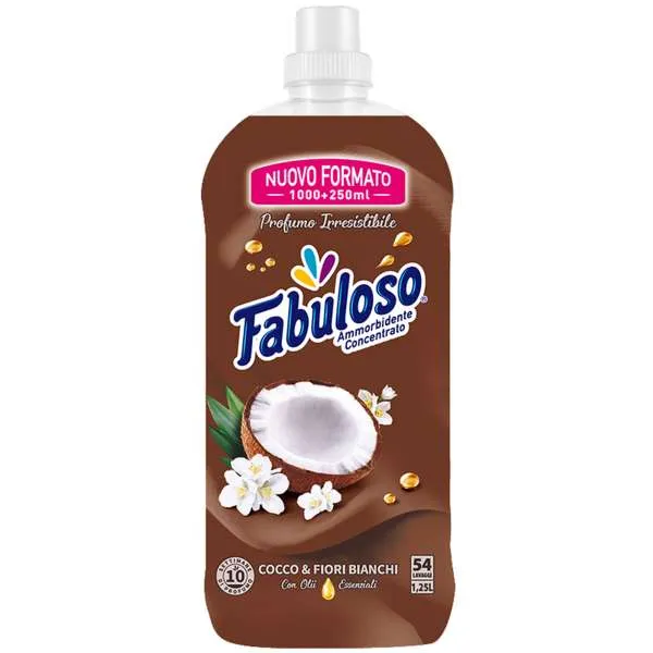FABULOSO Fabuloso Ammorbidente Concentrato 1250ml - Cocco - MegaPrezzo