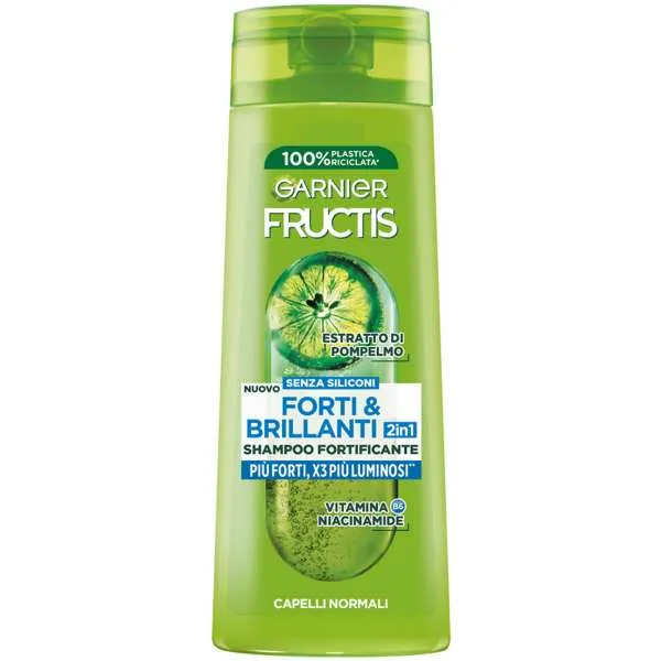 GARNIER Garnier Fructis Shampoo 2in1 Forti e Brillanti - 250ml - MegaPrezzo