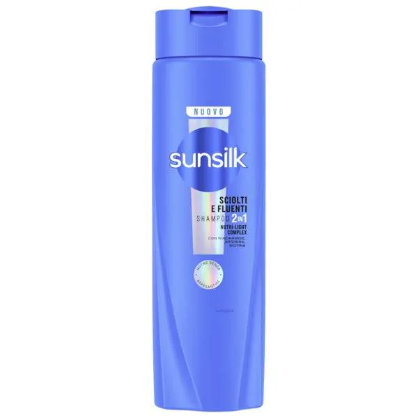 SUNSILK Sunsilk Shampoo 2in1 Sciolti e Fluenti - 250ml - MegaPrezzo