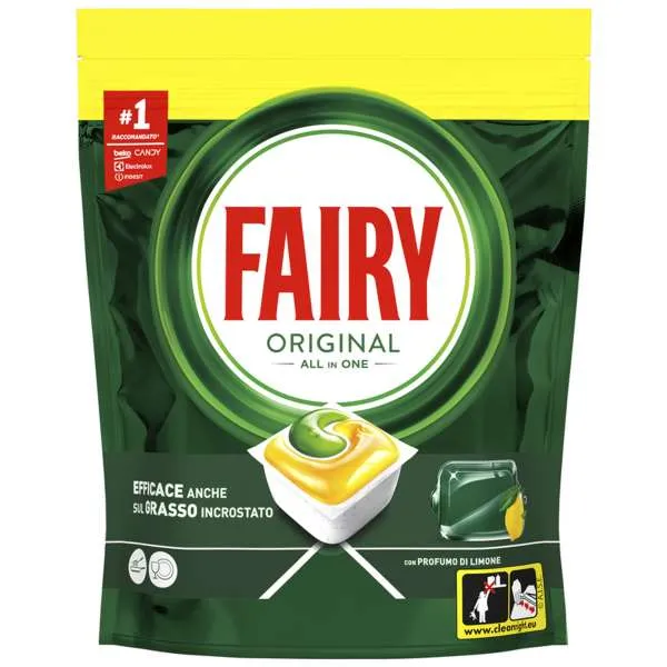 FAIRY Fairy Original All in One Caps Lavastoviglie 49pz - Lemon - MegaPrezzo