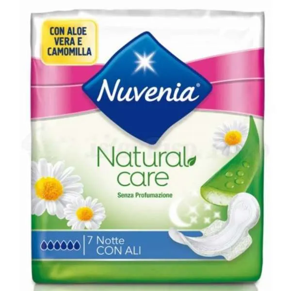 NUVENIA Nuvenia Assorbenti Natural Care Notte con Ali- 7pz - MegaPrezzo