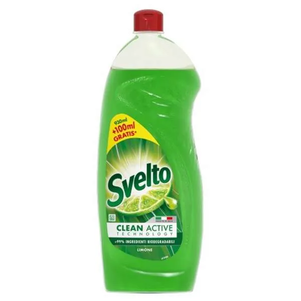 SVELTO Svelto Clean Active Detersivo Piatti 1030ml - Limone - MegaPrezzo
