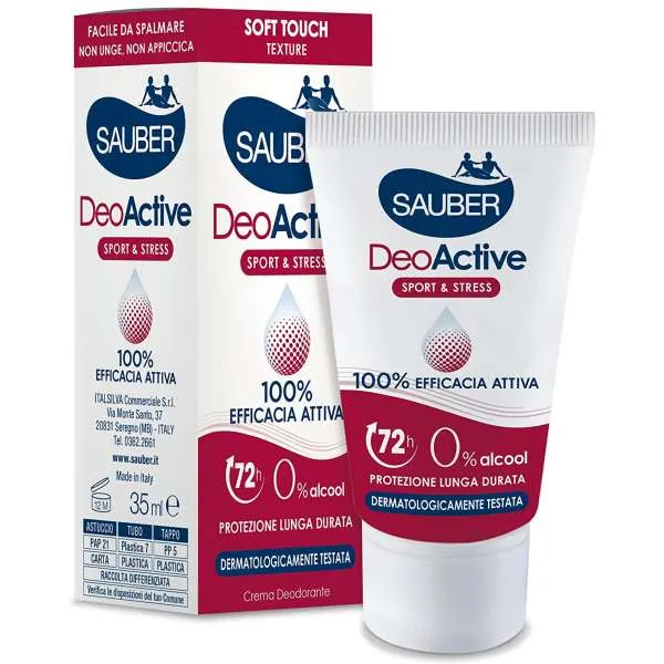SAUBER Sauber DeoActive Deodorante in Crema - 35ml - MegaPrezzo