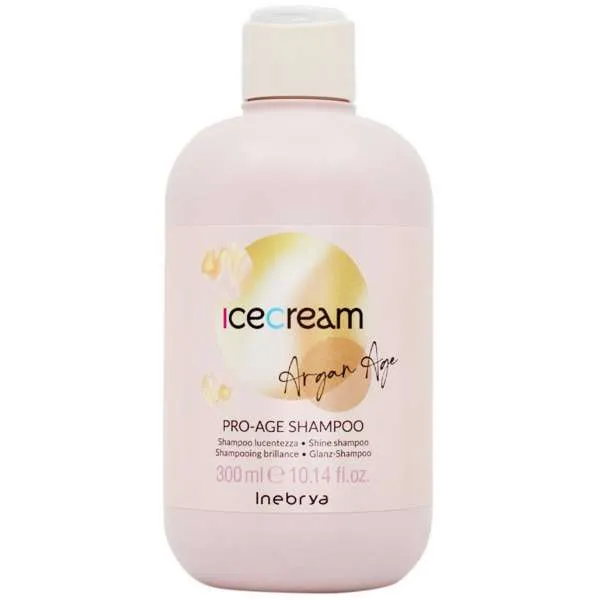 INEBRYA Inebrya Ice Cream Argan Age Pro-Age Shampoo - 300ml - MegaPrezzo