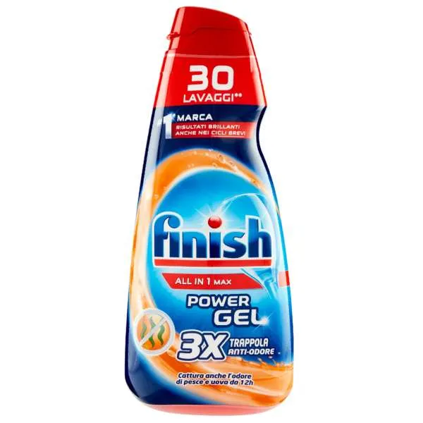 FINISH Finish Power Gel 3X Anti Odore- 600ml - MegaPrezzo