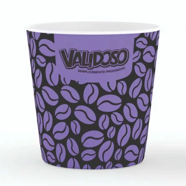 VALIDOSO Validoso Bicchierini per Caffè 75ml 50pz - Viola - MegaPrezzo
