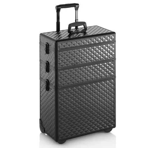 XANITALIA Trolley Stage X Rigido Professionale Porta Attrezzi - Nero - MegaPrezzo