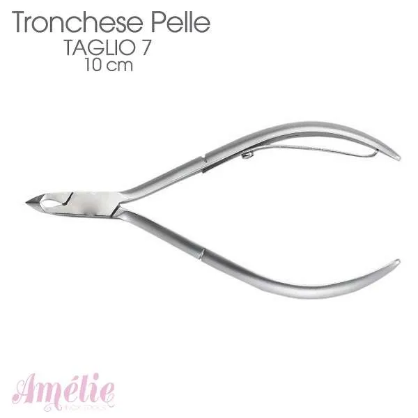 AMELIE Amelie Tronchese Pelle Acciaio Inox - 10cm Taglio 7 - MegaPrezzo