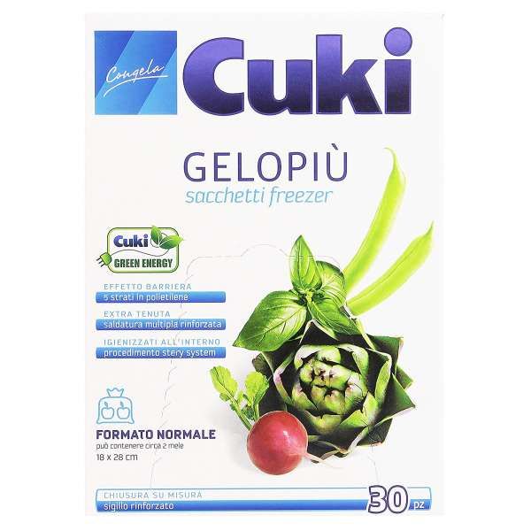 Cuki Sacchetti Freezer 30pz - Normale 18x28cm