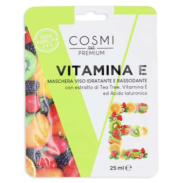 Cosmi Maschera Viso in Tessuto - Vitamina E