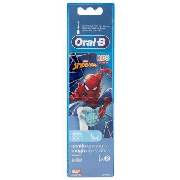 Oral-B Testine di Ricambio Vitality Spiderman - 2pz