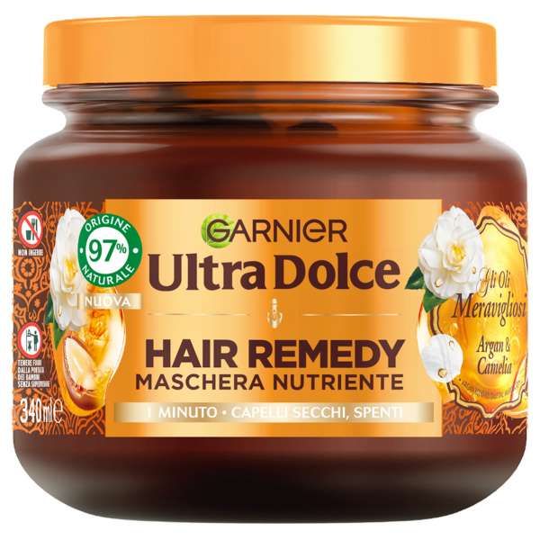 GARNIER Garnier Ultra Dolce Maschera Hair Remedy Oli Meravigliosi - 340ml - MegaPrezzo