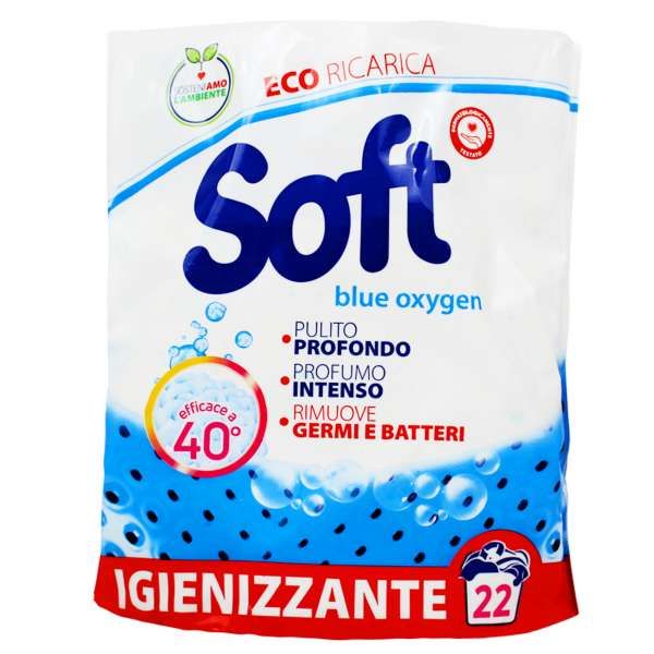 Soft Detersivo Lavatrice in Polvere 1100gr - Igienizzante
