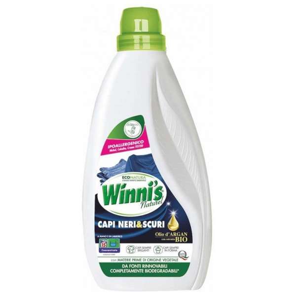 Winni's Detersivo Lavatrice 750ml - Capi Neri e Scuri