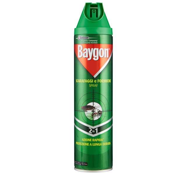 Baygon Insetticida Spray Scarafaggi e Formiche - 400ml