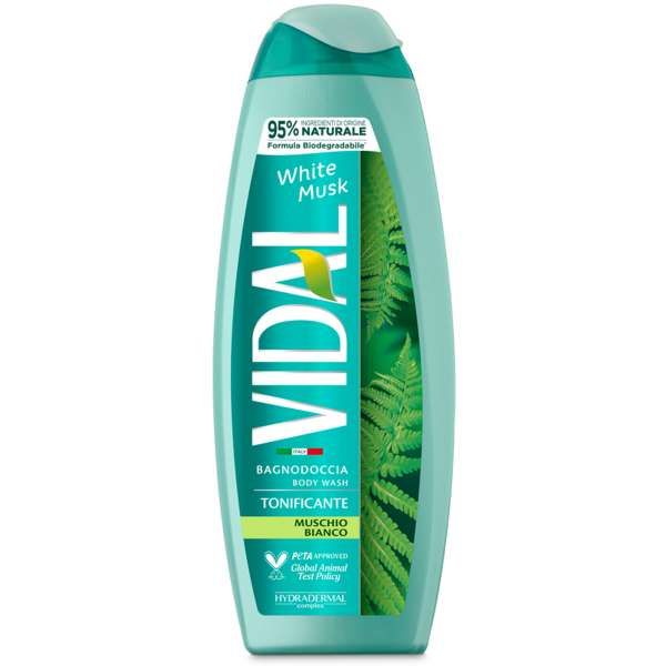 Vidal Bagnodoccia Tonificante con Muschio Bianco - 500ml