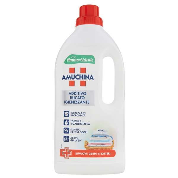 Amuchina Bucato Additivo Igienizzante con Ammorbidente - 1000ml