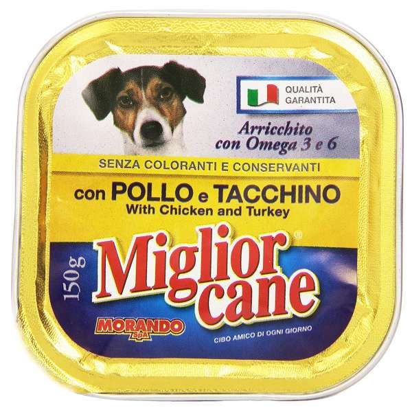 Migliorcane Patè 150gr - Pollo e Tacchino