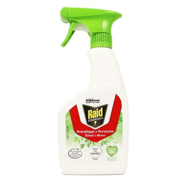 Raid Essentials Spray Scarafaggi e Formiche - 500ml