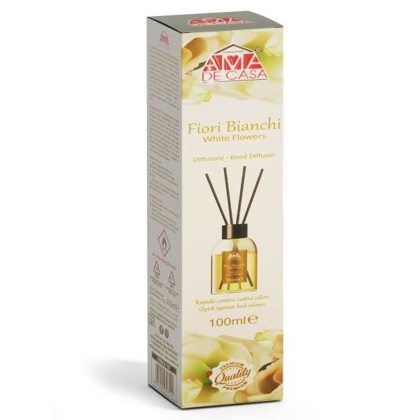 Ama de Casa Diffusore Ambiente 100ml - Fiori Bianchi