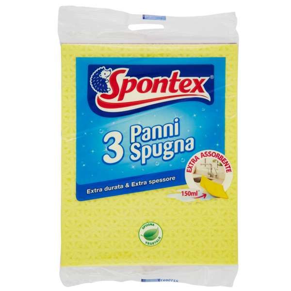 Spontex Panno Spugna Antibatterico - 3pz