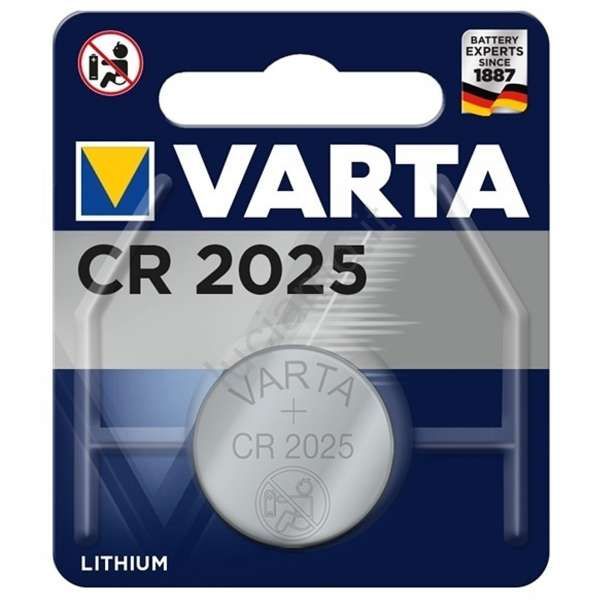 Varta Pila Lithium CR2025 da 3V 157mHa