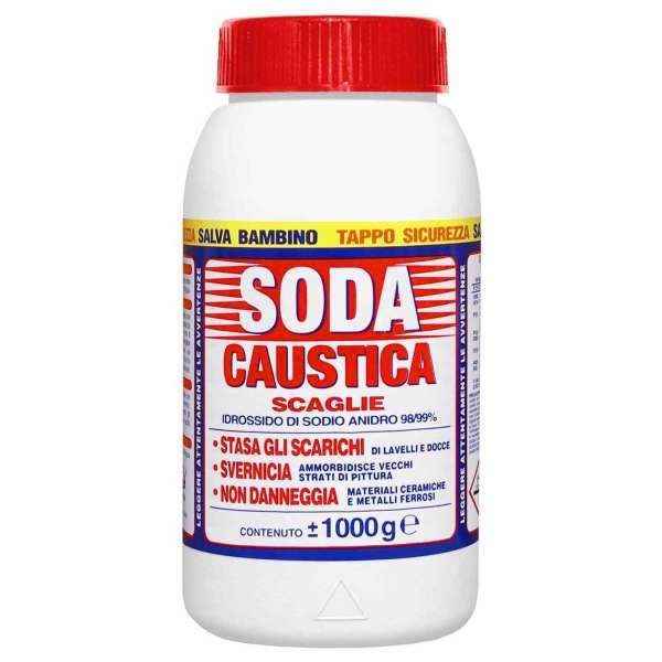 Soda Caustica in Scaglie - 1000gr