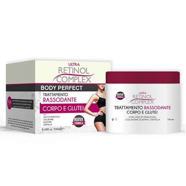 RETINOL COMPLEX Ultra Retinol Complex Trattamente Rassodante Corpo e Glutei - 250ml - MegaPrezzo