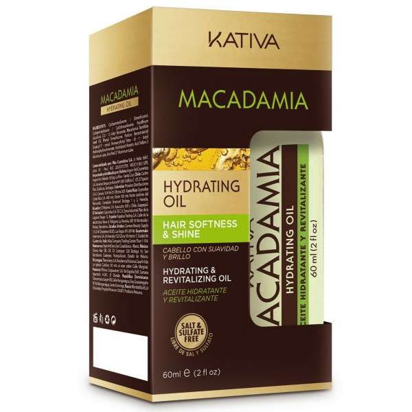 Kativa Macadamia Hydrating Oil Softness Shine - 60ml