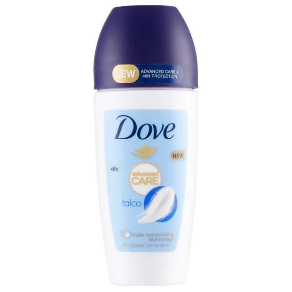 Dove Deodorante Roll-On Talco - 50ml