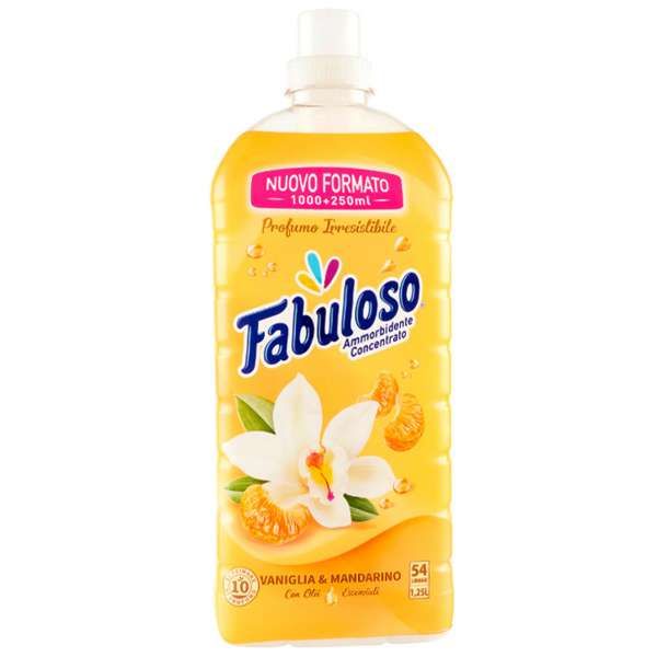Fabuloso Ammorbidente Concentrato 1250ml - Vaniglia e Mandarino