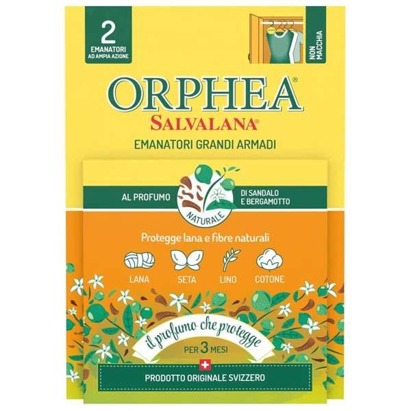 Orphea Salvalana 12 Foglietti - Sandalo e Bergamotto