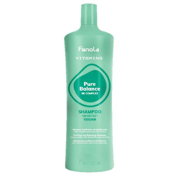 Fanola Vitamins Pure Balance Shampoo Purificante ed Equilibrante - 1000ml