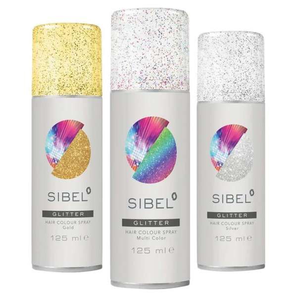 SIBEL Sibel Glitter Spray Colorante Temporaneo per Capelli - 125ml - MegaPrezzo