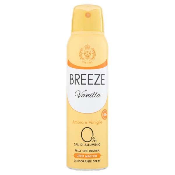 Breeze Deodorante Spray 150ml - Vanilla