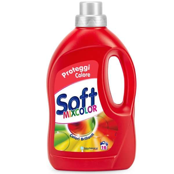 Soft Detersivo Lavatrice e Mano 1000ml - Mix Color