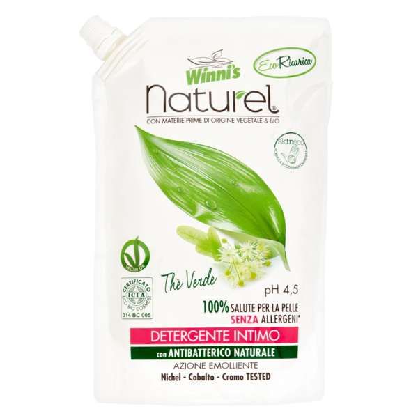 Winni's Naturel Detergente Intimo Ricarica 500ml - Te Verde